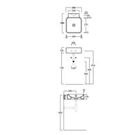 Раковина SIMAS FLOW подвесная с одним намеченным отверстием цвет белый арт-FL15 — фото 2, Раковины подвесные