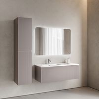 Тумба подвесная SANCOS Snob R 1.0 1195х445х406, c одним ящиком оснащенным доводчиками, Doha Soft , арт. арт-SNR1.0120LSM — фото 7, Тумбы под раковину