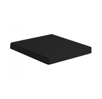 Сиденье с крышкой SIMAS FROZEN с микролифтом цвет черный хром FZ004.NE FZ004.NM — фото 1, Сиденья для унитаза