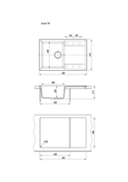 Товар: Мойка кухонная Florentina Тоскана 780, цвет черный, арт-17.050.C0780.102 - фото 4 Мойка кухонная Florentina Тоскана 780, цвет черный, арт-17.050.C0780.102 — фото 4, Кухонные мойки