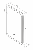 Товар: Зеркало арт-МИР-02-40/70-14 - фото 7 Зеркало арт-МИР-02-40/70-14 — фото 7, Зеркала в ванную комнату
