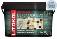 Затирка эпоксидная Litokol STARLIKE Defender EVO S.300 AZZURRO PASTELLO 485730002 — фото 1, Затирка для плитки