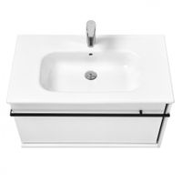 ANETO Тумба под раковину VICTORIA-N UNIK 80, белый глянец, ROCA арт-7857430806 — фото 2, Тумбы под раковину