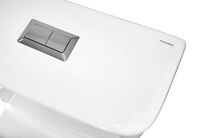 Унитаз-моноблок AZARIO STOUN 405х750х780 напольный, безободковый, в комплекте с сиденьем дюропласт микролифт, белый арт-AZ-1109 — фото 9, Напольные унитазы