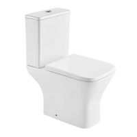 Унитаз-компакт Azario Nigel 365х615х795 напольный, безободковый, слив "Tornado", быстросъемное сиденье микролифт арт-AZ-55T — фото 1, Напольные унитазы