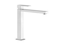 Смеситель для раковины, Gessi, Rettangolo, тип открывания воды-однорычажный, отверстия для монтажа-1, высота, мм-296, вынос излива, мм-213, тип излива-высокий, тип подводки-гибкая, стандарт подвода воды-3/8", цвет-хром, без донного клапана арт-11924.031 — фото 2, Смесители для раковины