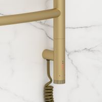 Полотенцесушитель электрический Сунержа Галант 3.1 800х400 МЭМ правый Матовая шампань арт-022-6001-8040 — фото 2, Электрические полотенцесушители