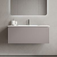 Тумба подвесная SANCOS Snob R 1.0 995х445х406, c одним ящиком оснащенным доводчиками, Doha Soft , арт. арт-SNR1.0100SM — фото 1, Тумбы под раковину