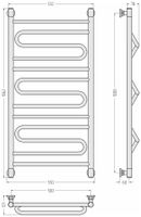 Товар: Полотенцесушитель водяной Сунержа Элегия+ 1000х500 RAL 4004 Бордово-фиолетовый арт-4004-0205-1050 - фото 2 Полотенцесушитель водяной Сунержа Элегия+ 1000х500 RAL 4004 Бордово-фиолетовый арт-4004-0205-1050 — фото 2, Водяные полотенцесушители
