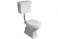 Бачок SIMAS LANTE Настенный на средней трубе с боковой ручкой смыва цвет белый LA28 — фото 2, Комплектующие для туалета