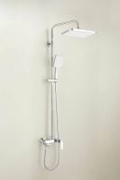 Товар: Душевая система с тропическим душем и смесителем BELZ, хром арт-B24715 - фото 2 Душевая система с тропическим душем и смесителем BELZ, хром арт-B24715 — фото 2, Душевые стойки