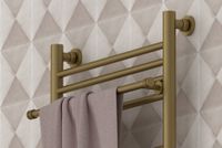 Полка прямая Полка Сунержа прямая / L 370 Матовое золото арт-032-2012-0370 — фото 1, Полки для полотенец