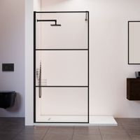 Товар: Душевая перегородка RGW WA-09B 1000, профиль черный, стекло ребристое, арт-06100910-224 - фото 3 Душевая перегородка RGW WA-09B 1000, профиль черный, стекло ребристое, арт-06100910-224 — фото 3, Душевые перегородки