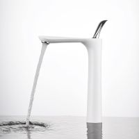 Смеситель для раковины D&K Venice , белый арт-DA1032056 — фото 1, Смесители для раковины