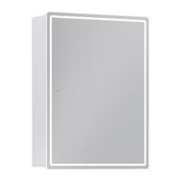 Зеркальный шкаф VIGO Geometry Comfort 60 подвесной белый (220) — фото 1, Зеркальные шкафы в ванную