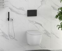 Товар: Кнопка смыва сенсорная ABBER AC0122SMB черная матовая - фото 3 Кнопка смыва сенсорная ABBER AC0122SMB черная матовая — фото 3, Кнопки смыва