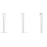 Ножки Artceram Civitas метериал керамика цвет черный арт-CIC002 03 00 — фото 2, Комплектующие