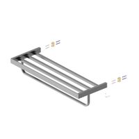 Полка для полотенец Timo Petruma черное золото арт-15258/18 — фото 2, Полки для полотенец