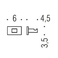 Крючок COLOMBO DESIGN LOOK одинарный цвет хром арт-LC27 — фото 2, Крючки для полотенец