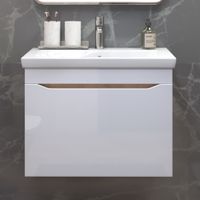 Тумба под раковину VIGO Grani 70 подвесная дуб золотой арт-165 дуб золотой — фото 2, Тумбы под раковину