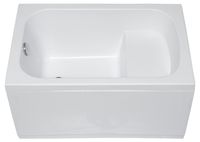 Акриловая ванна Aquanet Seed 110x70 (с каркасом) 00246173 — фото 2, Акриловые ванны