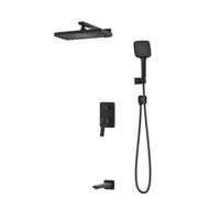 Товар: Встраиваемая система с тропическим, ручным душем и изливом, матовый черный, Parker, IDDIS, PARBL03i68 - фото 2 Встраиваемая система с тропическим, ручным душем и изливом, матовый черный, Parker, IDDIS, PARBL03i68 — фото 2, Встраиваемые душевые комплекты