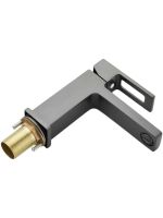 Смеситель для раковины BELZ , оружейная сталь, арт-B10658-3 — фото 7, Смесители для раковины