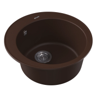 Мойка "Никосия", брауни арт-20.135.B0510.206 — фото 1, Кухонные мойки