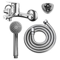 Смеситель для ванны и душа Azario с ручным душем, керамический картридж, хром арт-AZ-HU245906 — фото 6, Смеситель для ванны