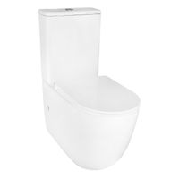 Унитаз-компакт Azario RIANO 355х620х790 напольный, безободковый, слив "Торнадо" с быстросъемным сиденьем "Микролифт" арт-AZ-1307A — фото 1, Напольные унитазы