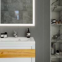 Товар: Комплект мебели для ванной Бриклаер БЕРЛИН 80BD, белый - фото 6 Комплект мебели для ванной Бриклаер БЕРЛИН 80BD, белый — фото 6, Комплекты мебели для ванной