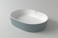 Раковина ARIEL Soft Rock Duo 55 Х 40 RAL* арт-1.02.011.11.2 — фото 4, Раковины накладные