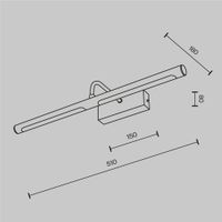 Подсветка Maytoni MIR266WL-L12CH4K — фото 6, Подсветки