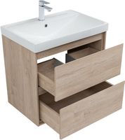 Тумба с раковиной Aquanet Милан 70 цв. дуб светлый арт-00340168 — фото 13, Тумбы с раковиной