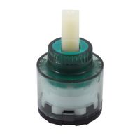 Картридж керамический низкий диаметр 35 мм. (зеленый), Kerox арт-KA3502E — фото 1, Комплектующие для смесителей