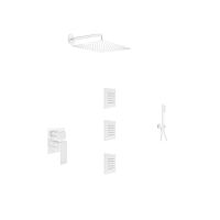 Душевая система встраиваемая Webert Pegaso , белый арт-PE890104740 — фото 1, Встраиваемые душевые комплекты