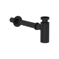 Сифон Т-типа для раковины (металлический) черный матовый VITRA арт-A4512336 — фото 1, Сифоны для раковины