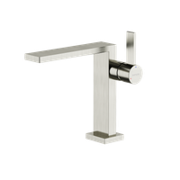 Смеситель для раковины SANCOS Linn, брашированный никель, PVD покрытие, арт. арт-SC9019BN — фото 1, Смесители для раковины