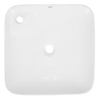 Раковина накладная Azario 460x460x100 квадратная, белый глянец арт-AZ-2181 — фото 1, Раковины накладные