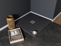 Душевой поддон Aquanet Pleasure 100х100 черный 00258889 — фото 5, Душевые поддоны