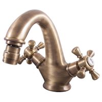 Смеситель Morava retro для биде с донным клапаном пласт., арт-MK343.5SM — фото 1, Смесители для биде