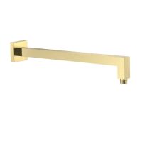 Держатель верхнего душа, L=400 мм, настенный, золото шлифованное арт-AQM8704BG — фото 1, Кронштейны для верхнего душа