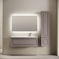 Товар: Тумба подвесная SANCOS Very правая 1195х445х406, c одним ящиком оснащенным доводчиками, Doha Soft , арт.VR120RSM - фото 4 Тумба подвесная SANCOS Very правая 1195х445х406, c одним ящиком оснащенным доводчиками, Doha Soft , арт.VR120RSM — фото 4, Тумбы под раковину