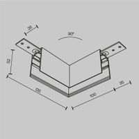 Комплектующие для накладной трековой системы Technical арт-TRA034HCL-41W — фото 6, Комплектующие для освещения