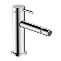 Смеситель для биде, Hansgrohe, Tecturis S, тип открывания воды-однорычажный, тип регулирования воды-керамический картридж, отверстия для монтажа-1, высота, мм-148, вынос излива, мм-148, материал ручки-металл, цвет ручки-хром, донный клапан-есть, тип подводки-гибкая, стандарт подвода воды-3/8", цвет-хром арт-73201000 — фото 1, Смесители для биде