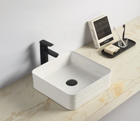 Умывальник CeramaLux арт-W1531A — фото 2, Раковины накладные