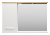 Зеркальный шкаф арт-Э-Рес02120-1Л — фото 1, Зеркальные шкафы в ванную