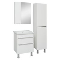 Шкаф-пенал напольный AXIOMA 40 /правый/ AQUA DE MARCO 3040WGAXI — фото 4, Шкафы для ванной