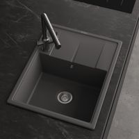 Товар: Кухонная мойка ABBER Quarz AQ2903G серый - фото 2 Кухонная мойка ABBER Quarz AQ2903G серый — фото 2, Кухонные мойки