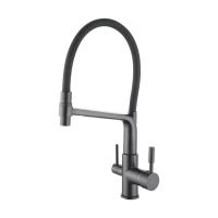 Смеситель для кухни Rose , пепельный арт-R658Y — фото 1, Смесители для кухни